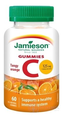 JAMIESON VITAMIN C Gummi pastilky s příchutí pomeranče 1x60 ks