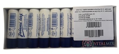 Jelení lůj tradiční - akční pack pomáda na rty (15+5 ks zdarma) 20x4,5 g