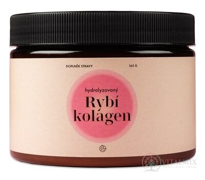 Jíme zdravě Hydrolizovaný rybí kolagen prášek, příchuť citron, 1x165 g