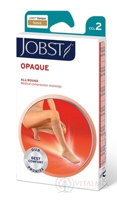 JOBST OPAQUE kompresivní lýtkové punčochy II.KT, s otevřenou špičkou, tělové, vel. S V., 1x1 pár