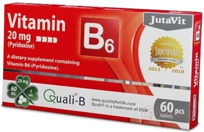 JutaVit Vitamin B6 20 mg tbl 1x60 ks