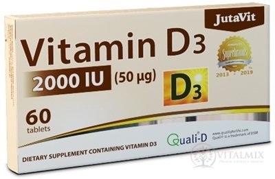 JutaVit Vitamin D3 2000 IU tbl 1x60 ks