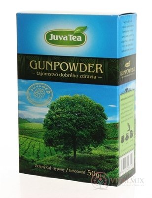 JUVAMED GUNPOWDER ZELENÝ ČAJ sypaný 1x50 g