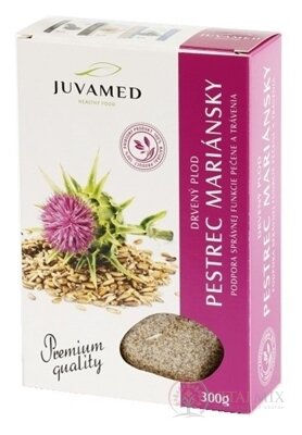 JUVAMED Healthy Food PESTREC MARIÁNSKÉ-DRVĚNÝ PLOD bylinná sypaná směs 1x300 g