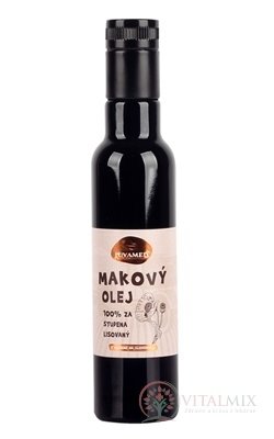 JUVAMED MAKOVÝ OLEJ 100% za studena lisovaný 1x250 ml