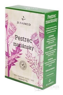 JUVAMED PESTREC MARIÁNSKÝ - PLOD bylinný čaj sypaný 1x70 g