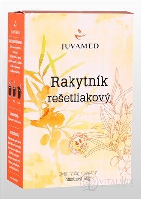 JUVAMED BYLINNÝ ČAJ RAKYTNÍK ŘEŠETLÁKOVÝ sypaný 1x50 g