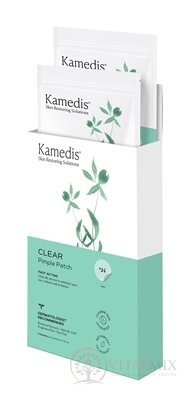 Kamedis CLEAR Pimple Patch náplast na vyrážky, piremer 12 mm, 1x24 ks