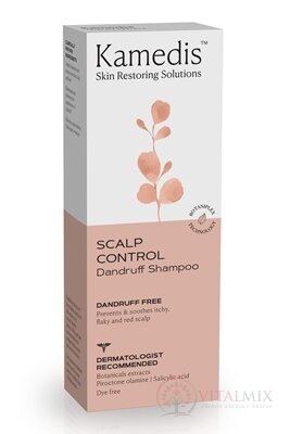 Kamedis SCALP CONTROL - DANDRUFF SHAMPOO šampon proti lupům (inov.2024) 1x200 ml