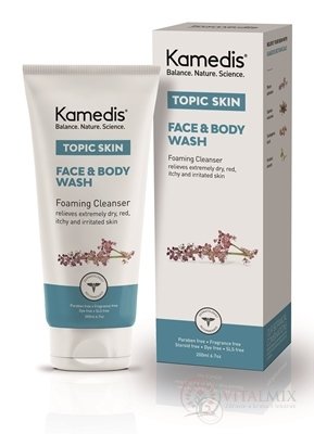 Kameda TOPIC SKIN FACE &amp; BODY WASH mycí gel na obličej a tělo (inov.2019) 1x200 ml