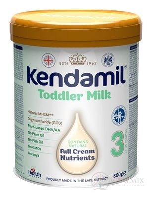 KENDAMIL 3 batolecí mléko s DHA (12 - 36 měsíců) 1x800 g