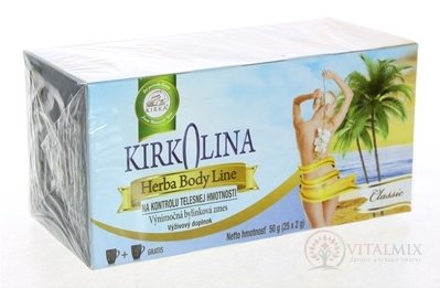 KIRKOLINA Classic HerbaBodyLine bylinná směs v nálevových sáčcích 25x2g (50 g)