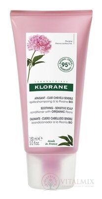 KLORANE BALZAM s BIO pivonií citlivá a podrážděná vlasová pokožka 1x150 ml