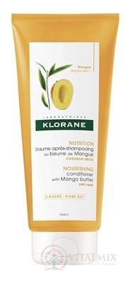 KLORANE BAUME Après shampooing AU beurre DE Mangue balzám na vlasy s mangovým máslem 1x200 ml