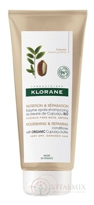 KLORANE BAUME AU beurre DE Cupuacu BIO balzám na velmi suché a poškozené vlasy 1x200 ml