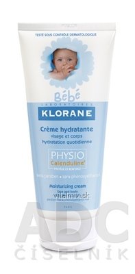 KLORANE BEBE CREME Hydratante (PHYSIOCALENDULINE) hydratační krém PHYSIOCalenduline na obličej a tělo 1x200 ml