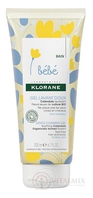 KLORANE BEBE GEL LAVANT DOUX (inovace 2018) jemný mycí gel 1x200 ml
