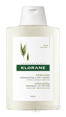 KLORANE SHAMPOOING AU LAIT D'AVOINE šampon s ovesným mlékem 1x200 ml