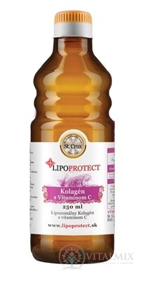 Kolagen s vitamínem C LIPOPROTECT - St. CRUX liposomální kolagen s vitamínem C v oleji 1x250 ml