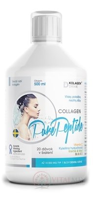 KolagenDrink COLLAGEN 10000 mg Pure Peptide tekutý rybí kolagen 1x500 ml