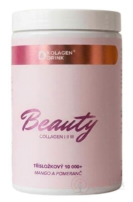 KolagenDrink COLLAGEN Beauty práškový rybí kolagen s HA a vitamínem C 1x330 g