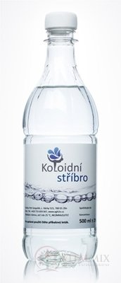 Koloidní stříbro 10 ppm roztok 1x500 ml