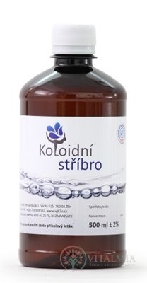 Koloidní stříbro 20 ppm roztok 1x500 ml