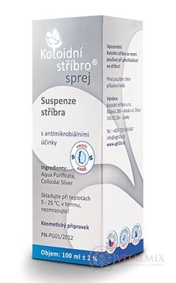 Koloidní stříbro AKNÉ 20 ppm sprej 1x100 ml