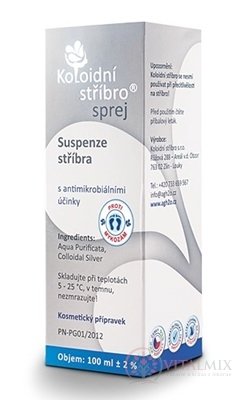 Koloidní stříbro mykóza 30 ppm sprej 1x100 ml