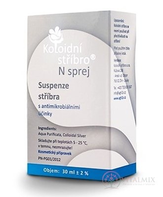 Koloidní stříbro N sprej 30 ppm s aplikátorem 1x30 ml