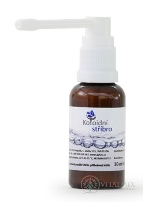 Koloidní stříbro U sprej 10 ppm s aplikátorem 1x30 ml