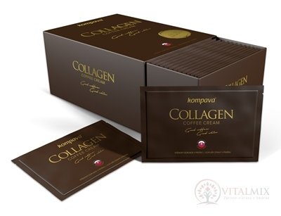 kompava COLLAGEN Coffee Cream sáčky (prášek do kávy) 30x6 g