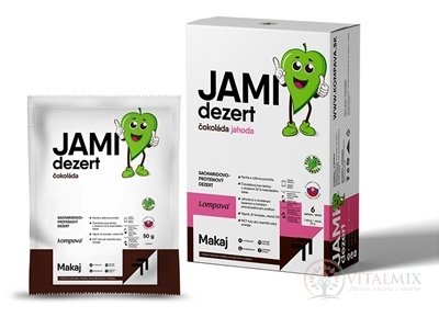 Kompava JAMI dezert Čokoláda sacharidovo-proteinový prášek, sáčky 1x6 ks