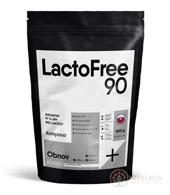 Kompava LactoFree 90 prášek, příchuť čokoláda-banán, protein 1x500 g