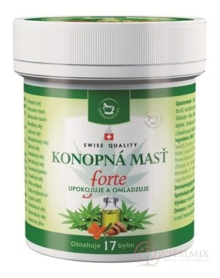 Konopná mast forte 1x125 ml