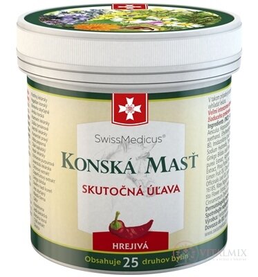KOŇSKÁ mast HŘEJIVÁ 1x250 ml