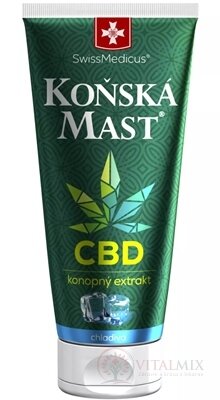 KOŇSKÁ MAST s CBD chladivá bylinný balzám 1x200 ml