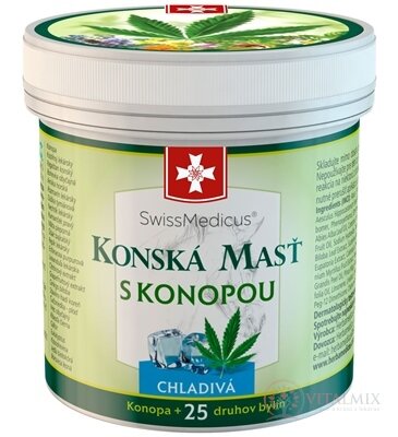 KOŇSKÁ MAST S konopí CHLADIVÁ 1x250 ml