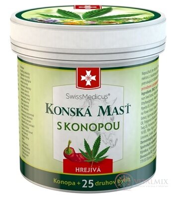 KOŇSKÁ MAST S konopí HŘEJIVÁ 1x250 ml
