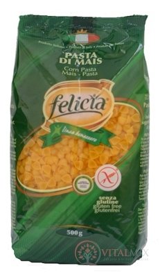 Kukuřičné těstoviny Felicia Conchigliette bez lepku 1x500 g