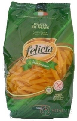 Kukuřičné těstoviny Felicia Penne rigate bez lepku 1x500 g