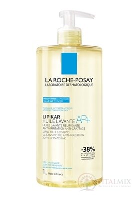 LA ROCHE-POSAY LIPIKAR HUILE LAVANTE AP+ koupelový a sprchový olej, s pumpičkou 1x1000 ml