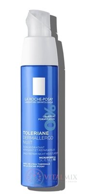 LA ROCHE-POSAY TOLERIANE DERMALLERGO NUIT noční hydratační gel-krém pro citlivou pleť 1x40 ml