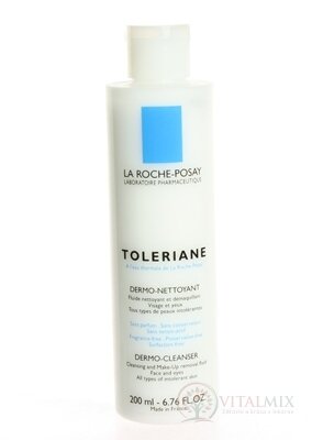 LA ROCHE-POSAY TOLERIANE DERMO-NETTOYANT odličovací čistící emulze na obličej a oči (0007170143) 1x200 ml