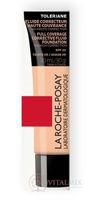 LA ROCHE-POSAY TOLERIANE MAKE-UP SPF25 09 korektivní make-up s ochranným faktorem 1x30 ml
