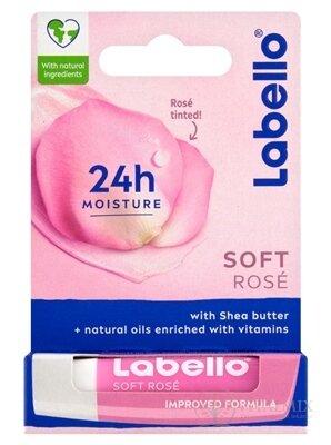 Labello SOFT ROSE tónovací balzám na rty 1x4,8 g