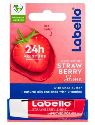 Labello STRAWBERRY Shine tónovací balzám na rty 1x4,8 g