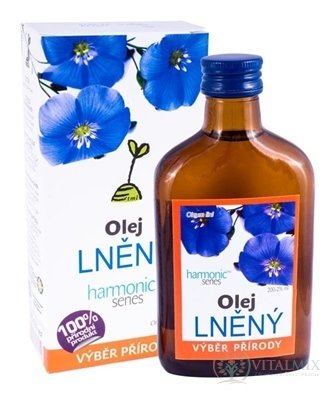 LNĚNÝ olej 100% za studena lisovaný 1x200 ml