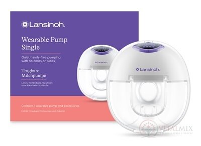 Lansinoh Handsfree odsávačka mléka elektrická, sólo, 1x1 ks