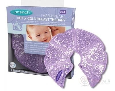 Lansinoh TheraPearl 3v1 teplá a chladná terapie na prsy 1x2 ks